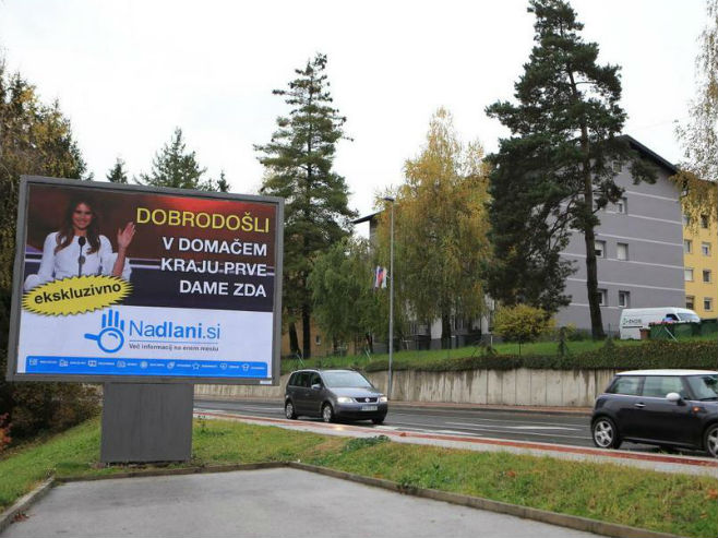 Bilbordi u Sloveniji posvećeni Melaniji Tramp (Foto: nydailynews.com) - 