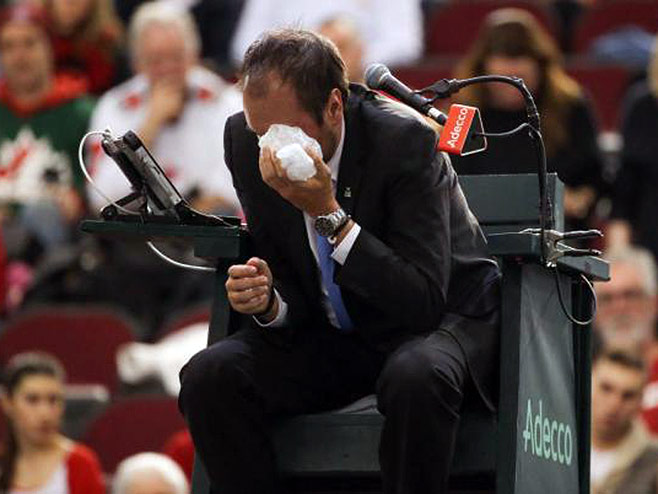 Kanada suspendovana, teniser pogodio sudiju u oko - Foto: Getty Images