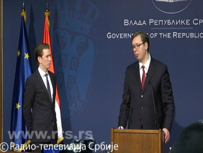 Aleksandar Vučić i Sebastijan Kurc, arhiv - Foto: RTS
