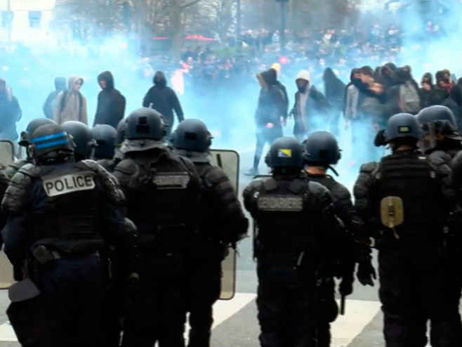 Protesti u Parizu (Foto: Ruptly/Screenshot) - Foto: Screenshot