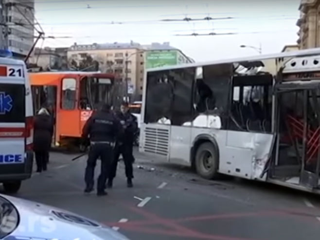 Sudar tramvaja i autobusa u Beogradu - Foto: RTS
