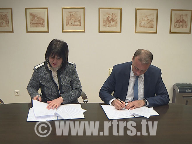 Potpisivanje Ugovora Pošta Srpske i RTRS-a - Foto: RTRS