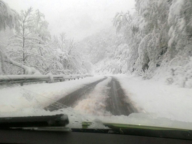 Foča - snijeg - Foto: SRNA