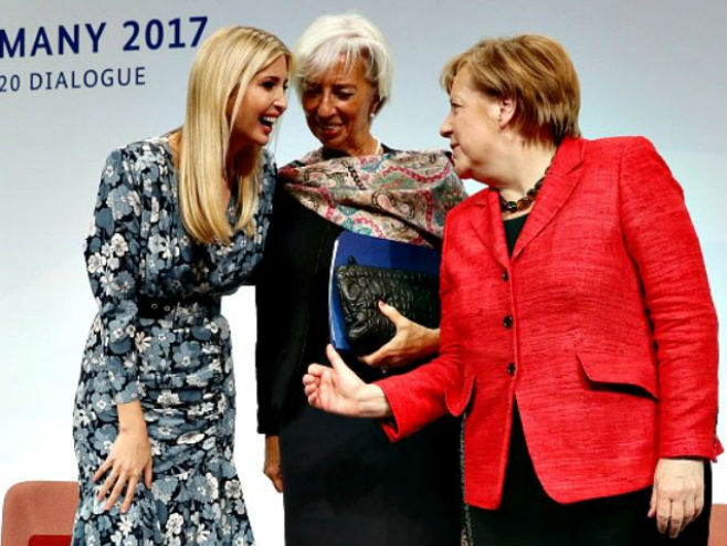 Ivanka Tramp, Kristin Lagard i Angela Merkel na samitu "Women 20" - Foto: getty