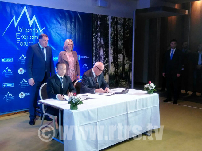 Delegacija Republike Srpske potpisala memorandum sa Kinezima - 