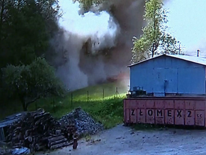 Poljska-eksplozija u fabrici baruta - Foto: Screenshot