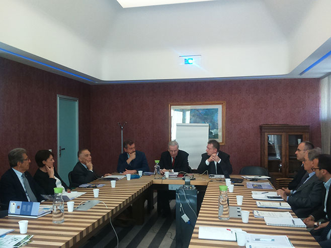 Ministar Mirjanić u posjeti Italiji - Sastanak u Privrednoj komori - Foto: RTRS