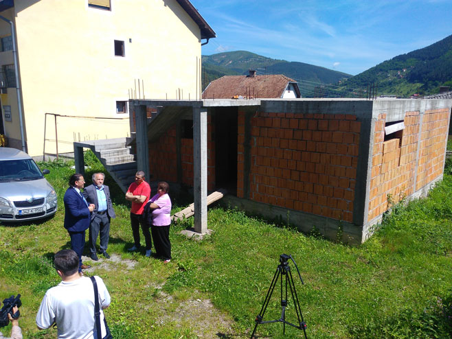 Foča - početak gradnje kuća za izbjegle - Foto: SRNA
