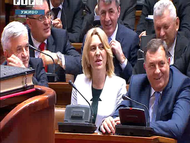Delegacija Republike Srpske na polaganju zakletve izabranog predsjednika Srbije Aleksandra Vučića - Foto: RTRS