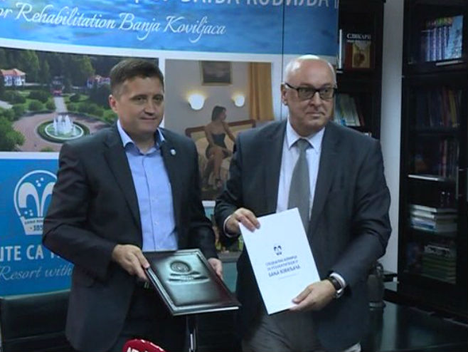 Banja Koviljača-potpisan sporazum - Foto: RTRS