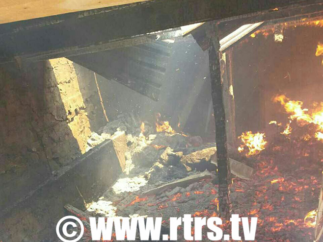 Požar u Ljubinju - Foto: RTRS
