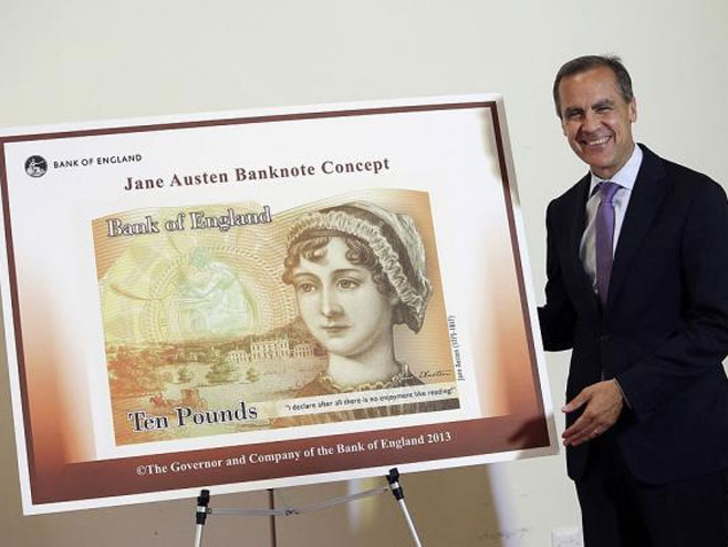 Portret DŽejn Ostin na novoj britanskoj novčanici - Foto: B92