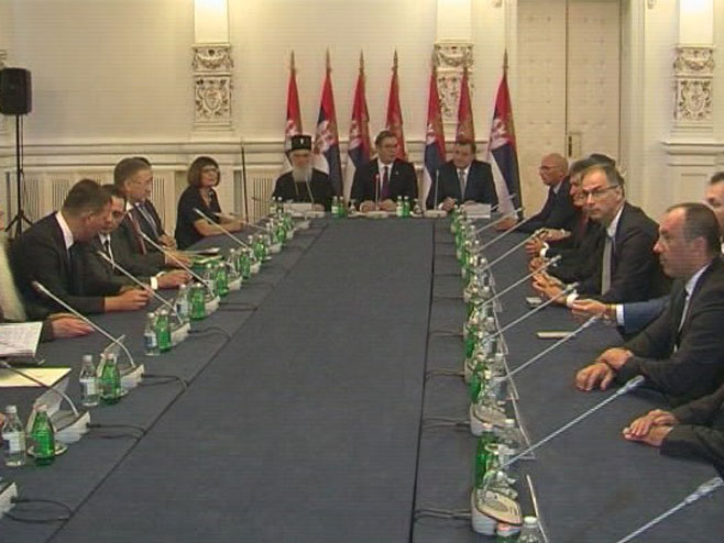 Novi Sad - sastanak Vučića, Dodika i predstavnika Srba iz regiona - Foto: RTRS