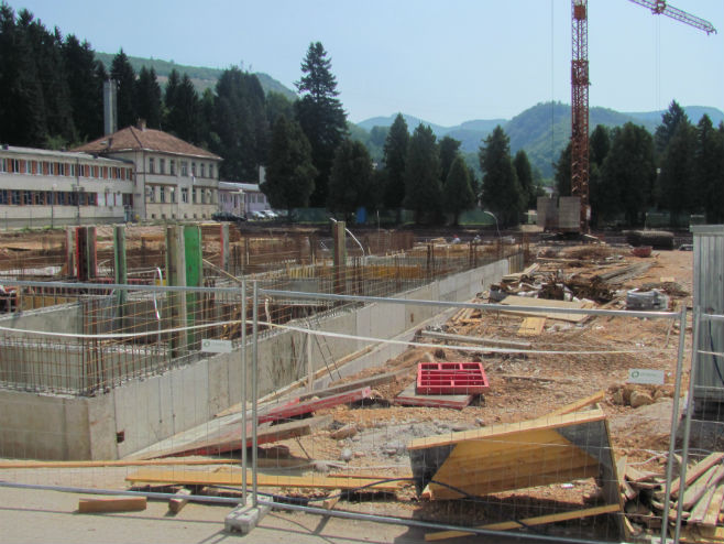 Izgradnja bolnice u Istočnom Sarajevu - Foto: SRNA