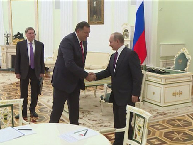 Dodik i Putin - Foto: RTRS