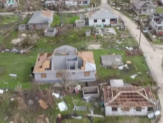 Uništeno ostrvo Barbuda - Foto: Screenshot/YouTube