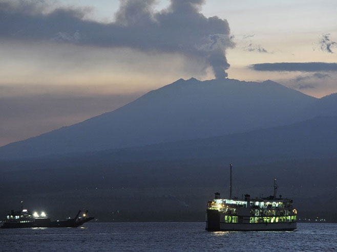 Vulkan na Baliju - Foto: The Telegraph