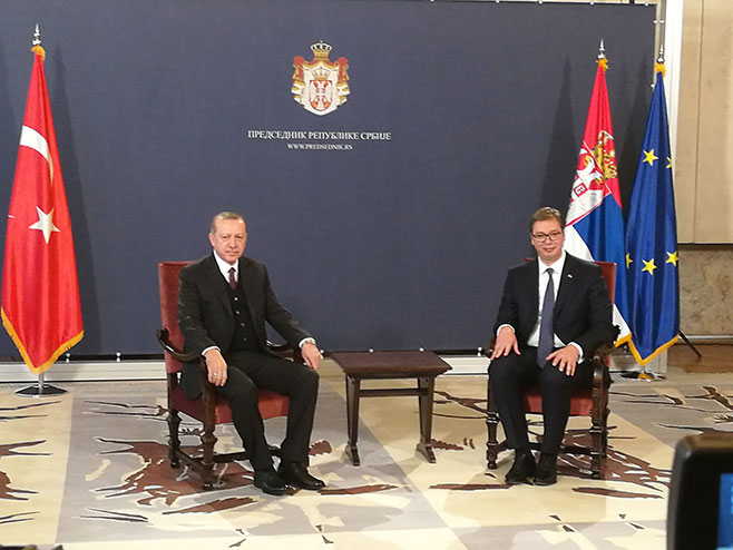 Vučić - Erdogan - Foto: SRNA