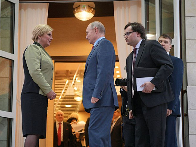 Kolinda Grabar Kitarović - Vladimir Putin (foto:Sputnik/ Alekseй Družinin) - 