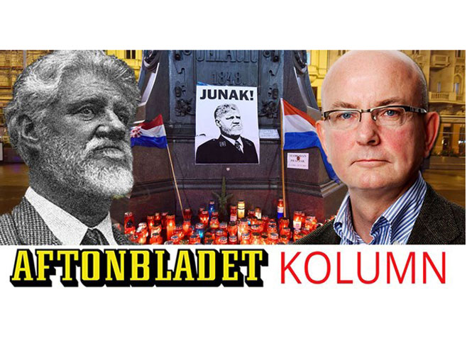 "Hrvatima nije mjesto u EU" - naslov u švedskom
"Aftonbladetu"
(Foto:/screenshot: FaH/Aftonbladet) - 
