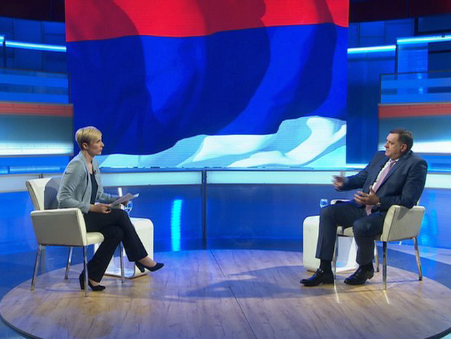 RTRS:Gost emisije Aktuelni razgovor Milorad Dodik, predsjednik Republike Srpske - Foto: RTRS