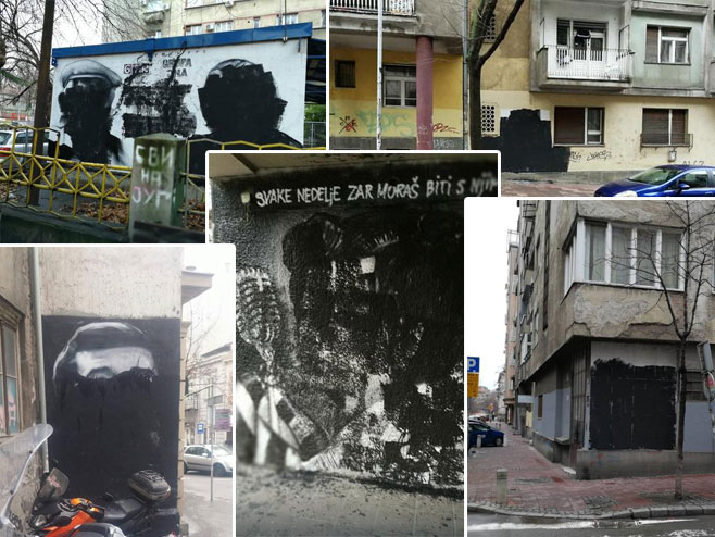 U Beogradu preko noći uništeni murali znamenitih partizanovaca - Foto: blic.rs