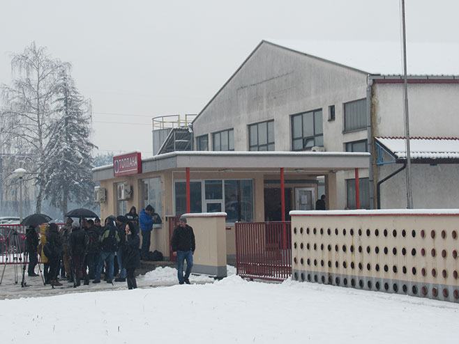 Banjaluka - Štrajk upozorenja radnikaToplane - Foto: SRNA