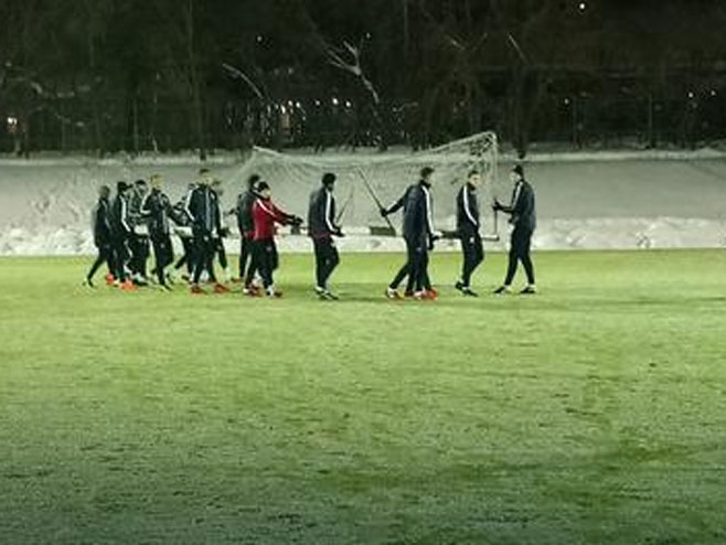 Trening fudbalera Zvezde u Moskvi (foto: Veljko Ivanović / RAS Srbija) - 