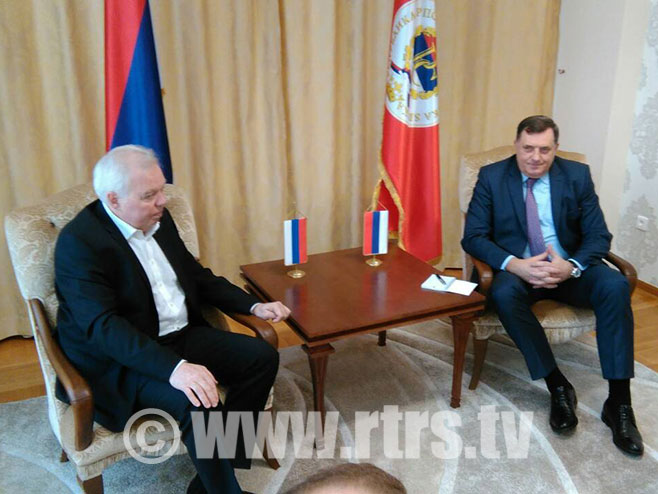 Dodik - Ivancov - Foto: RTRS