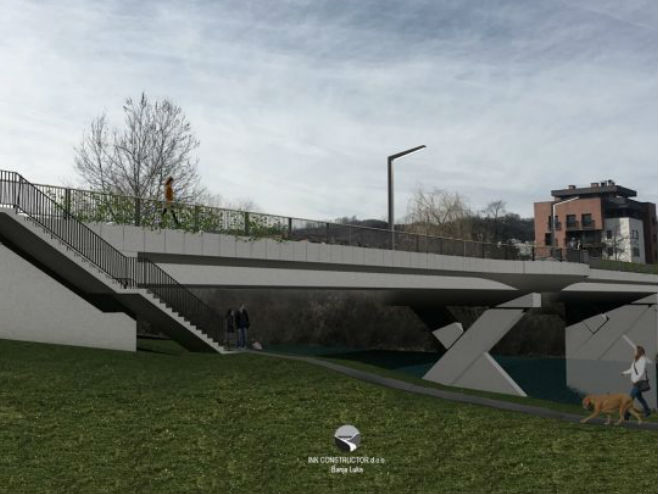 Projekat novog Zelenog mosta (Foto: banjaluka.rs.ba) - 