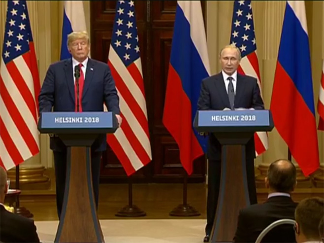 Donald Tramp i Vladimir Putin (Foto: rs-lat.sputniknews.com) - 