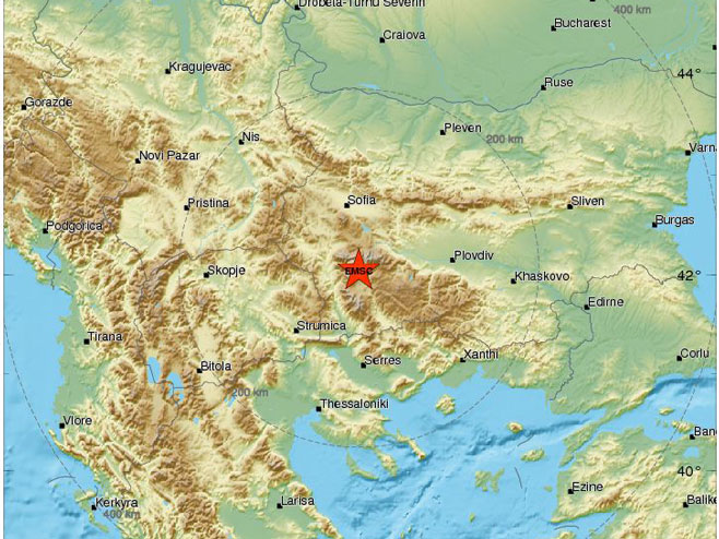 Zemljotres u Bugarskoj (Foto: www.emsc-csem.org) - 