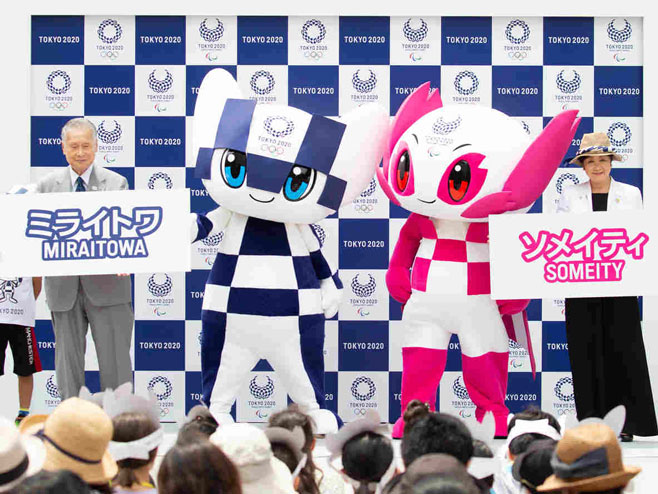Miraitova i Someiti, maskote olimpijskih igara u Tokiju 2020. (foto: tokyo2020.org) - 