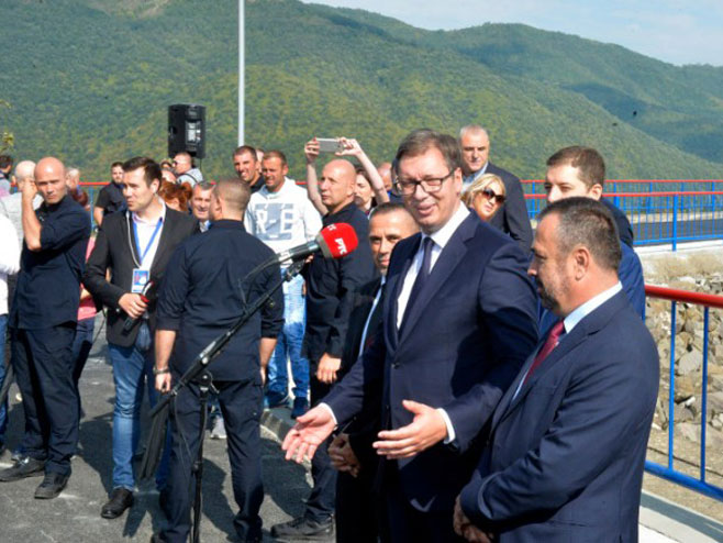 Vučić na Gazivodama - Foto: RTS