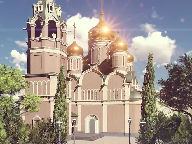Projekat Rusko-srpskog hrama u Banjaluci - Foto: Screenshot/YouTube