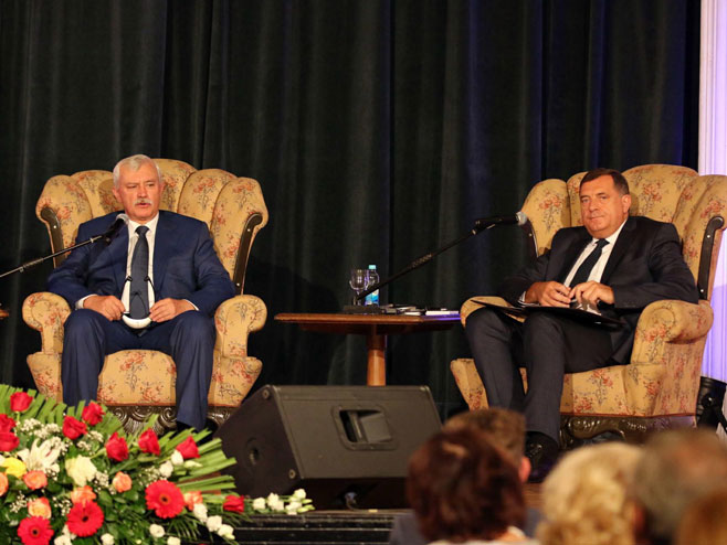Dodik i Poltavčenko - Foto: SRNA