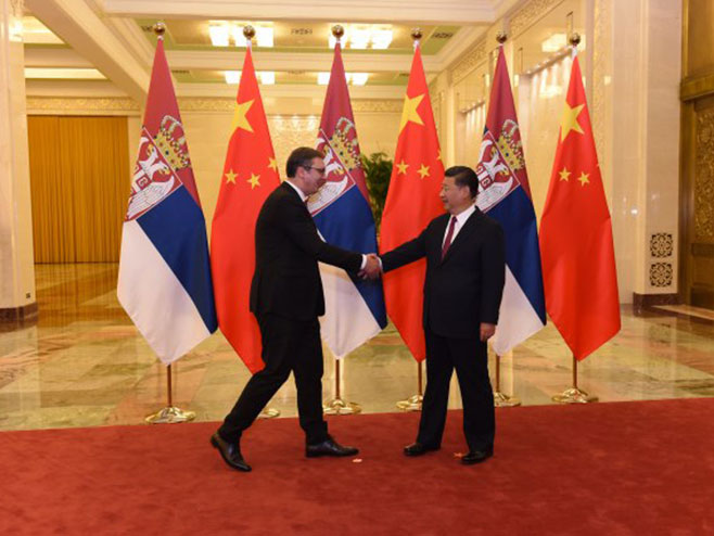 Aleksandar Vučić i Si Đinping - Foto: Screenshot