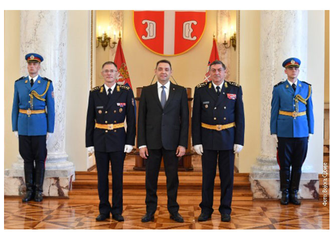Milan Mojsilović, Aleksandar Vulin i Ljubiša Diković - Foto: RTS