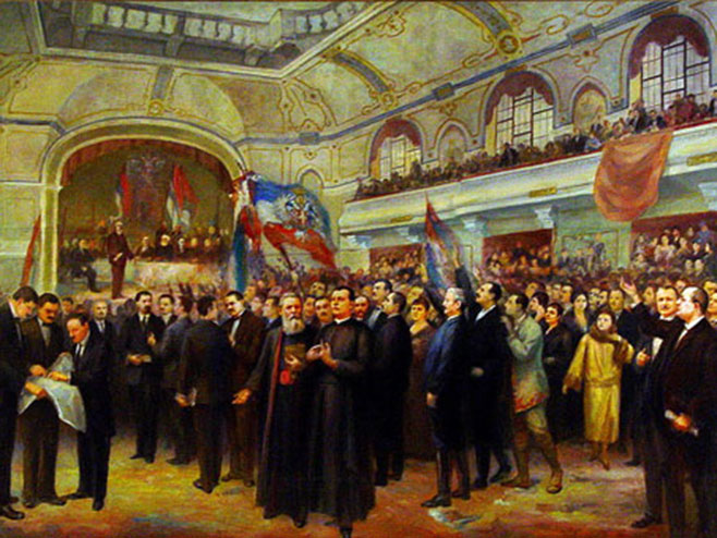 Velika narodna skupština u Novom Sadu 1918. - Foto: Wikipedia