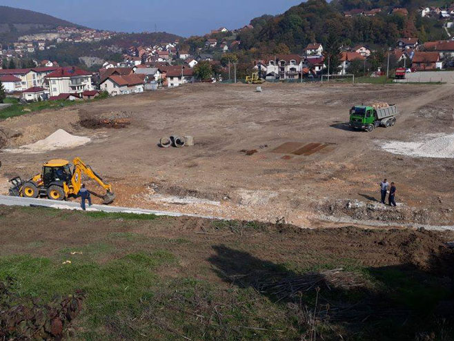 Izgradnja stadiona "9. januar", Mrkonjić Grad - Foto: RTRS