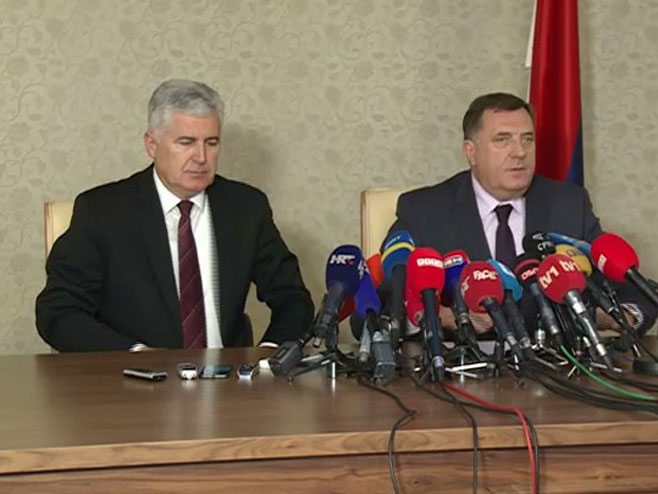 Čović i Dodik - Foto: RTRS