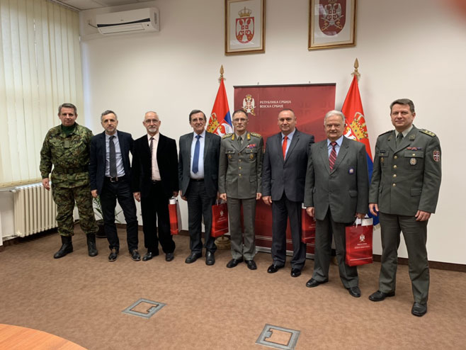 Predstavnici Organizacije starješina VRS i Ministarstva odbrane Srbije - Foto: RTRS