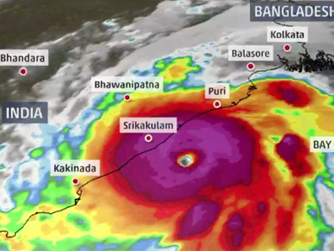 Indija: Ciklon "Fani"  (Foto:weather.com) - 