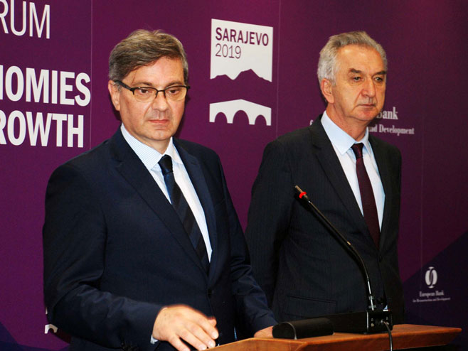 Denis Zvizdić i Mirko Šarović - Foto: SRNA