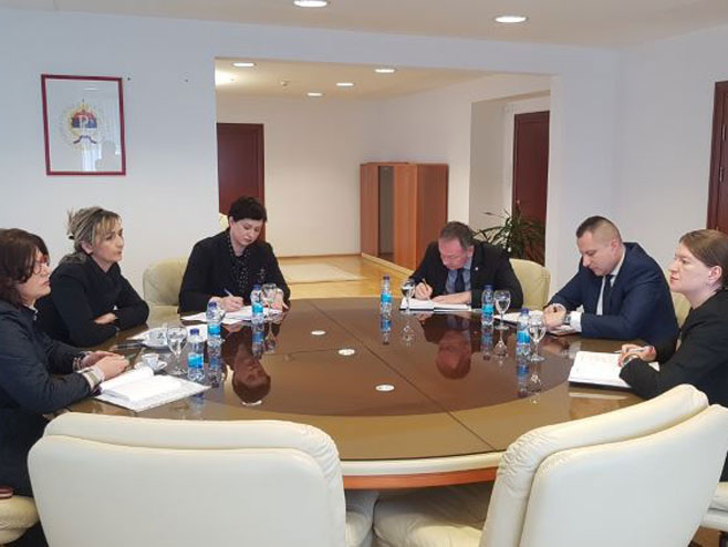 Banjaluka-Petričević sa delegacijom DŽender centra - Foto: RTRS