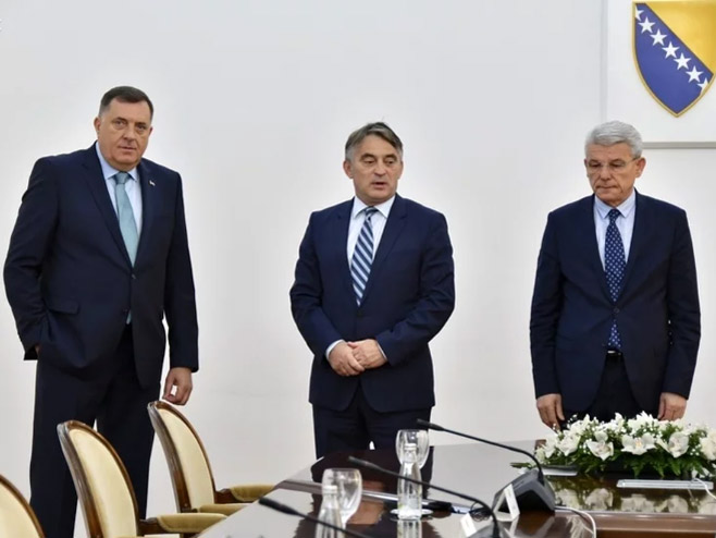 Dodik, Komšić i DŽaferović - Foto: klix.ba
