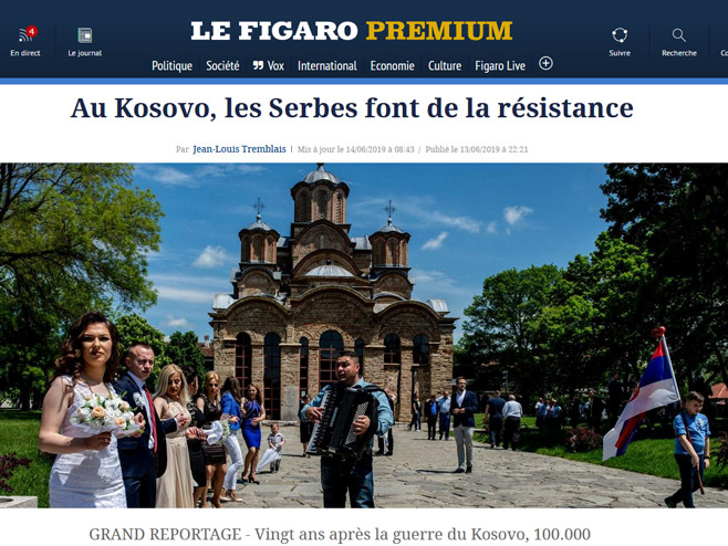 Figaro o Srbima na Kosovu (foto: lefigaro.fr) - 