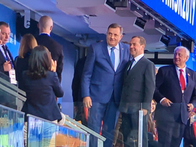 Dodik-Medvedev - Foto: RTRS