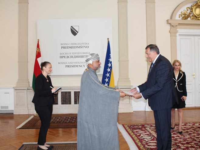 Dodik primio akreditive ambasadora Omana (Foto:predsjednistvobih.ba) - 