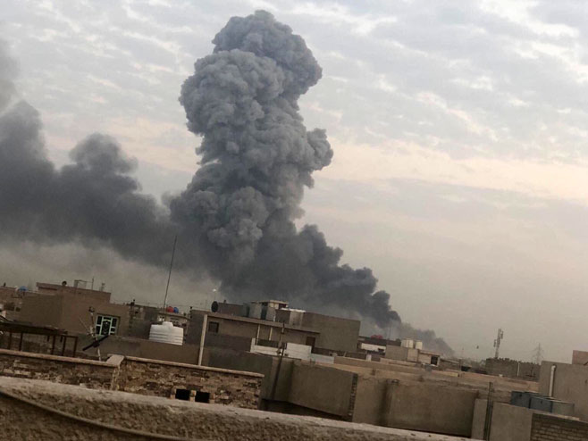 Eksplozija u Bagdadu (foto: twitter.com/thestevennabil) - 